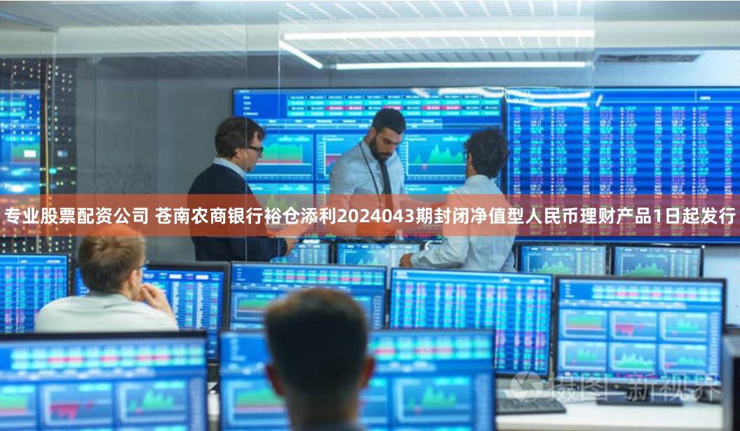 专业股票配资公司 苍南农商银行裕仓添利2024043期封闭净值型人民币理财产品1日起发行