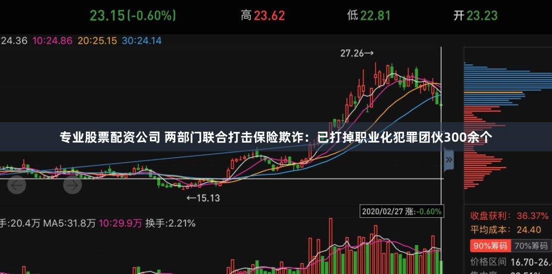 专业股票配资公司 两部门联合打击保险欺诈：已打掉职业化犯罪团伙300余个